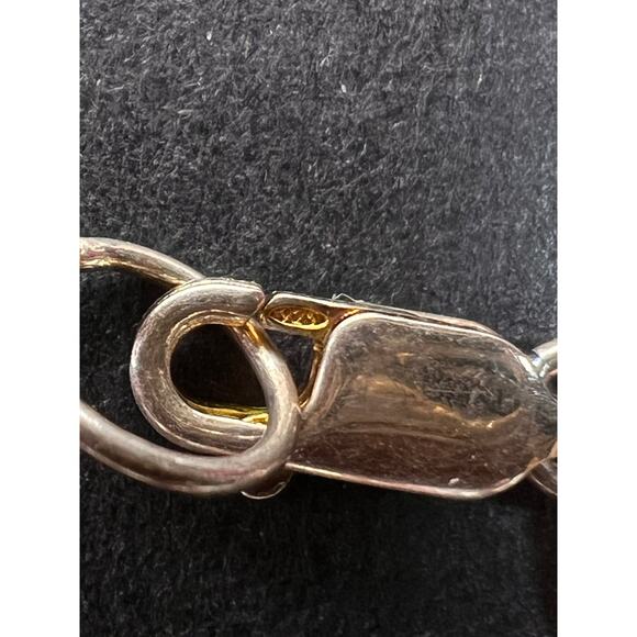 NEW freshwater pearl multi stone necklace with sterling silver clasp - Picture 3 of 15